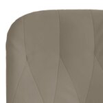 vidaXL Chaise de relaxation avec repose-pied Gris clair Velours