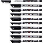Stylo Feutre Permanent Write-4-all Pointe Fine 0 7 mm Noir x 10 STABILO
