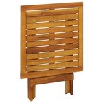 vidaXL Table de bistro 46x46x47 cm Bois d'acacia massif