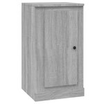 vidaXL Buffet sonoma gris 37 5x35 5x67 5 cm bois d'ingénierie