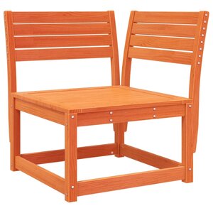 vidaXL Canapé d'angle de jardin cire marron 73x73x78cm bois pin massif