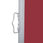 vidaXL Auvent latéral rétractable de patio 170x1200 cm Rouge