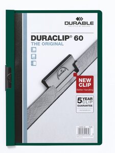 Chemise DURACLIP ORIGINAL 60 à pince A4 pétrole DURABLE