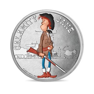 Lucky Luke - Mini-médaille Calamity Jane