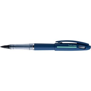 Feutreplume Tradio corps sport chic Bleu foncé/bande menthe encre Noire PENTEL