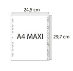 Intercalaires Imprimés Alphabétiques Pp Recyclé Gris - Az (alphabet Allemand) 20 Positions - A4 Maxi - Gris - X 25 - Exacompta