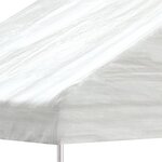 vidaXL Belvédère avec toit blanc 15 61x2 28x2 69 m polyéthylène