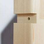 Etagère cabane POLLY - bois blanc et vernis