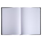 Registre 29,7x21cm 5x5 folioté 200 pages Noir toilé EXACOMPTA