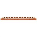 vidaXL Cadre de lit cire marron 135x190 cm bois de pin massif