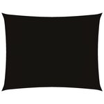 vidaXL Voile de parasol tissu oxford rectangulaire 2x3 m noir
