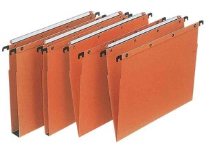 Boite de 25 Dossiers suspendus Foolscape 39 cm Tiroirs ULTIMATE AZO Fond V Orange L'OBLIQUE AZ