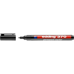 Marqueur Permanent 370 noir 1 mm EDDING