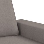 vidaXL Ensemble de canapés 3 Pièces taupe tissu