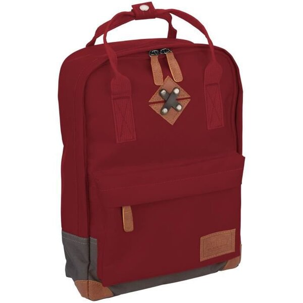 ABBEY Petit sac a dos en polyester 300T - Doublure 100% polyester - Dimensions 24 x 10 x 33cm - Rouge Bordeaux