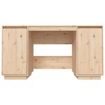 vidaXL Bureau 140x50x75 cm bois massif de pin