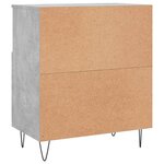 vidaXL Buffets 3 Pièces gris béton bois d'ingénierie
