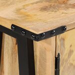 vidaXL Buffet 88x30x69 cm bois massif de manguier