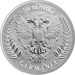 Pièce de monnaie en Argent 50 Mark g 311 (10 oz) Millésime 2025 GERMANIA