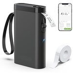 Imprimante portable P21 - Sans fil - Etiquettes blanches et adhésives écriture noire - bluetooth - android IOS