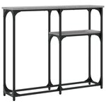 vidaXL Table console sonoma gris 90x22 5x75 cm bois d'ingénierie