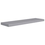 vidaXL Étagère murale flottante gris 90x23 5x3 8 cm MDF