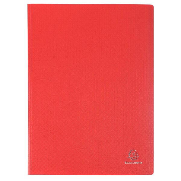 Protège-documents En Polypropylène Souple Opak 20 Vues - A4 - Rouge - X 25 - Exacompta