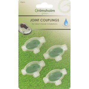 JARDIN PRATIC Jeu de 4 connecteurs de câble 3 connexions a sertir pour câbles robot - Sous blister