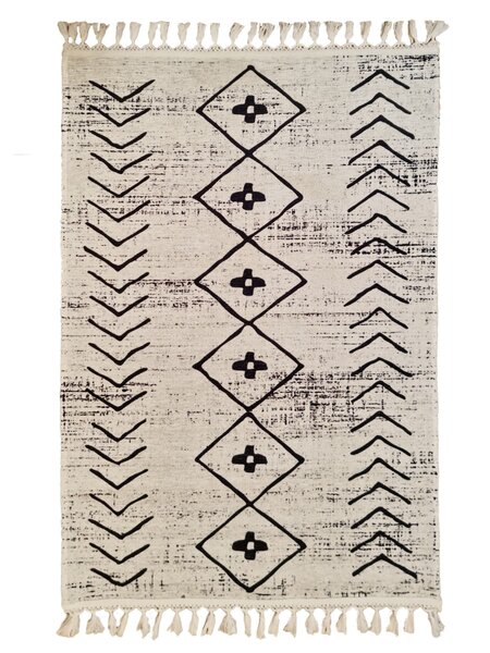 Tapis de salon ASSILA 300 x 400 cm - Blanc