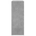 vidaXL Buffets 2 Pièces gris béton 60x31x84 cm bois d'ingénierie