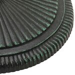 vidaXL Socle de parasol Vert 45x45x30 cm Fonte