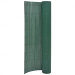 vidaXL Clôture de jardin double face 110x500 cm Vert