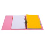 Classeur À Levier Pvc A4 Dos De 50mm. - Rose - X 10 - Exacompta