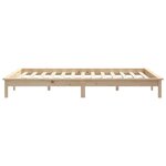 vidaXL Cadre de lit 120x200 cm Bois de pin massif