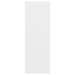vidaXL Meuble TV mural Blanc 37x37x107 cm Bois d’ingénierie