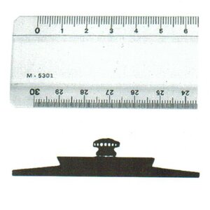 Règle Triple Décimètre 2 biseaux anti-tâche Altuglass Photogravée 30 cm MINERVA