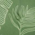 vidaXL Coussins de chaise lot de 6 motif de feuilles 40x40x4 cm tissu