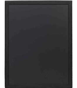 Tableau Ardoise UNIVERSAL Avec Cadre Bois 90 x 70 cm Noir SECURIT