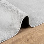 vidaXL Tapis OVIEDO à poils courts gris 120x170 cm