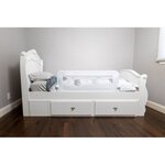 Barrière de lit - lits encastrés et aux lits plats- Mesurant 110 cm de large et 50 cm de haut