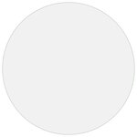 vidaXL Protecteur de table mat Ø 60 cm 2 mm PVC