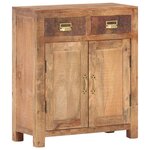 vidaXL Buffet 65x30x75 cm Bois de manguier massif brut