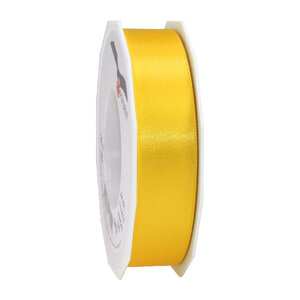 Satin double face 25-m-rouleau 25 mm jaune