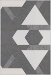 Tapis de salon ZINO 80 x 150 cm - Gris