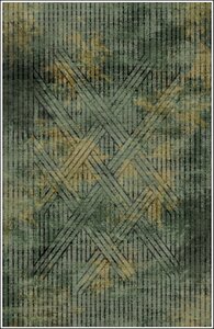 Tapis de salon FISUN 80 x 150 cm - Vert