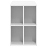 Bureau table poste de travail meuble d'ordinateur informatique étude 102 x 50 x 75 cm bois d'ingénierie blanc 02_0023503