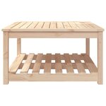 vidaXL Table de jardin 82 5x82 5x45 cm bois massif de pin