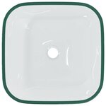 vidaXL Lavabo Verre 42x42x14 cm Transparent