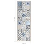 vidaXL Tapis de cuisine lavable Mosaïque 60x300 cm