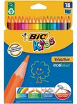 Etui carton de 18 crayons de couleur ECO KIDS EVOLUTION 18 Couleurs BIC